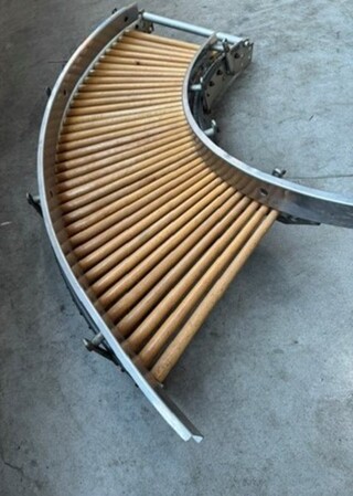 Rollenbaan bocht Profishop, grijs, bouwjaar 2013